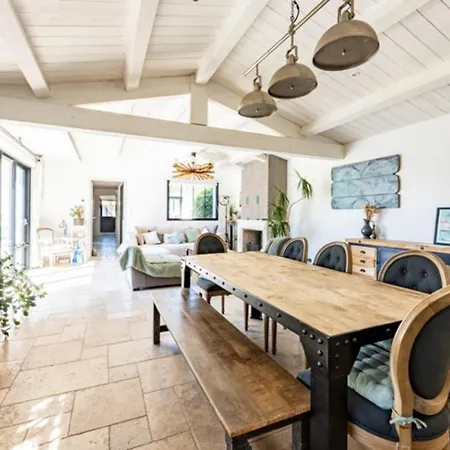 Maison Familiale Avec Piscine Pour 9 Personnes - Fr-1-835-4 Le Bois-Plage-en-Ré